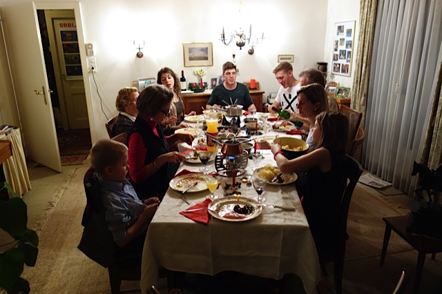 eine lange Tafel gab's!