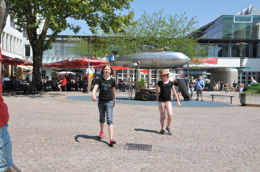 Schabernack beim Mittagessen