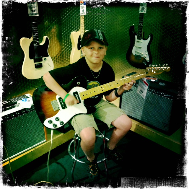 Eric - Guitarcenter, Hollywood Boulevard, Los Angeles, Summer 2013