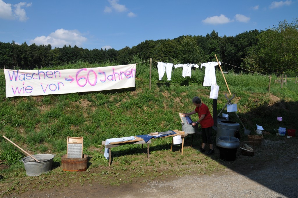 Waschtag - kein Wunder gab es da "bloss" Wähen...