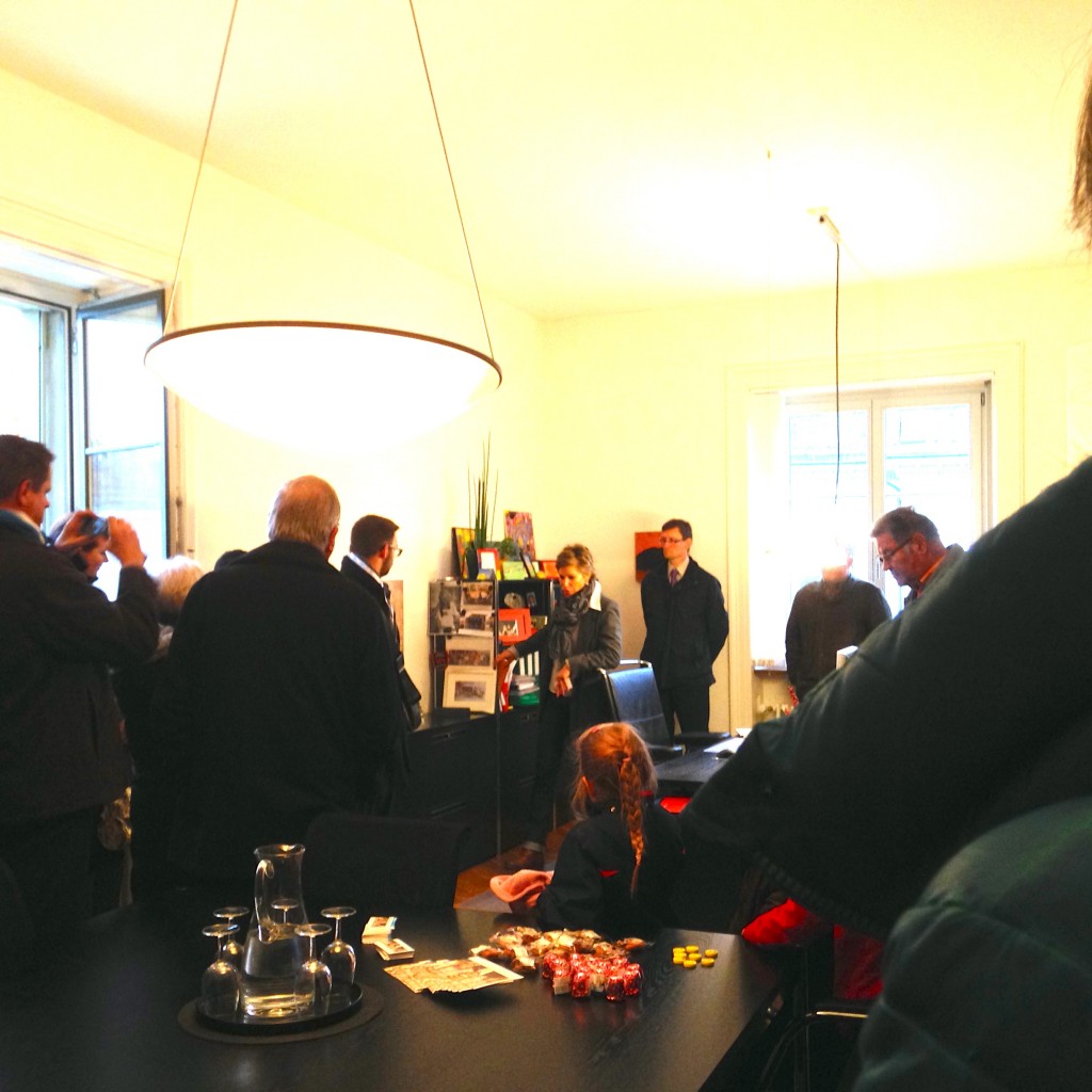 Das Büro von Barbare Günthardur - mit grandioser Aussicht notabene!