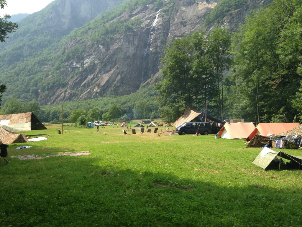 Zeltlager in Sonlerto