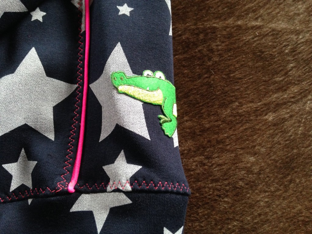 Modell AnnA mit Krokodil
