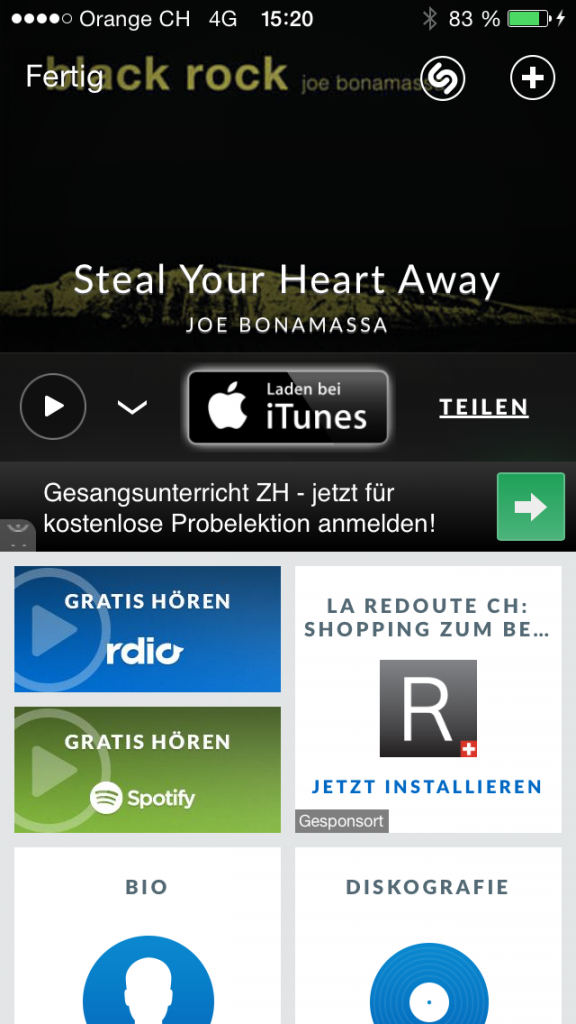 Shazam sei Dank...