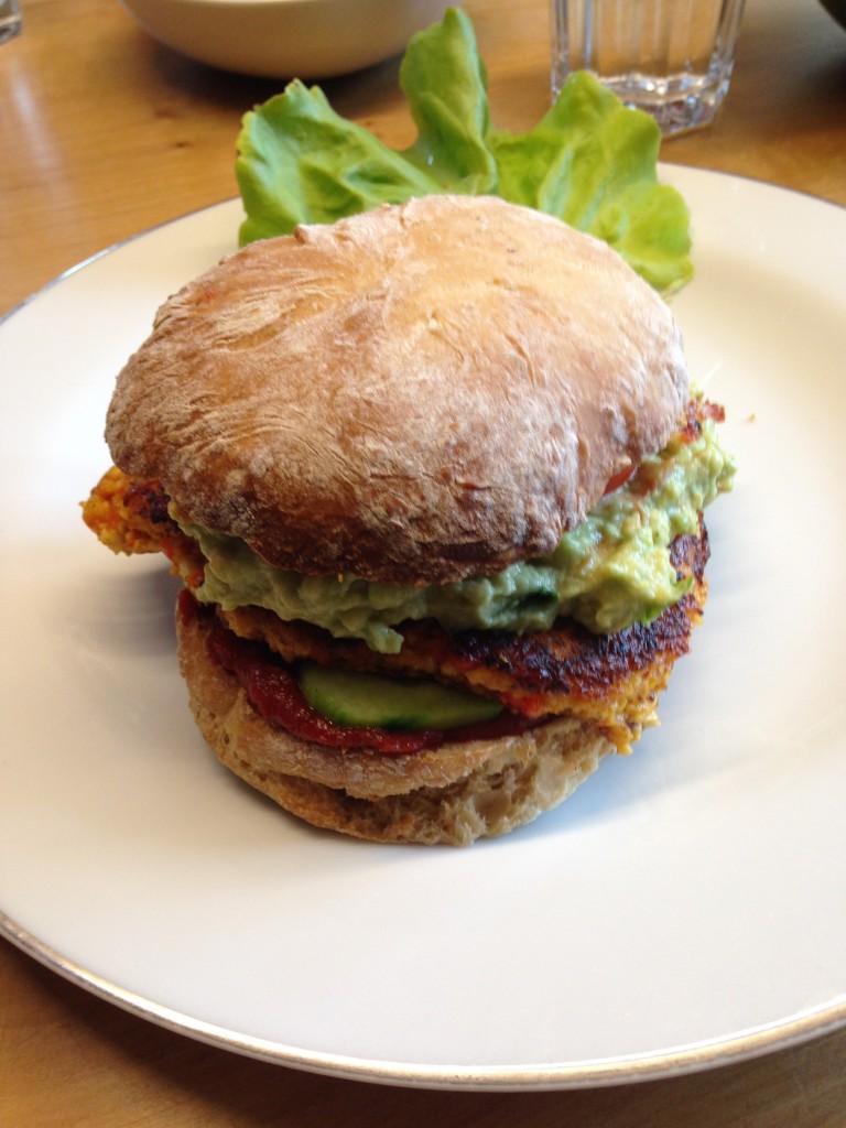 der Veggie-Burger