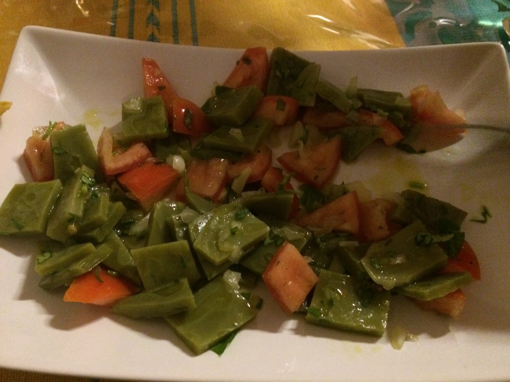 Kaktussalat mit Koriander