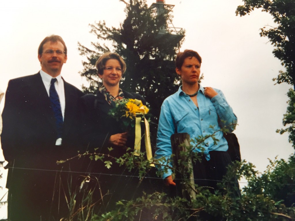 mit Gotti Susanne in der Funktion der Brautführerin