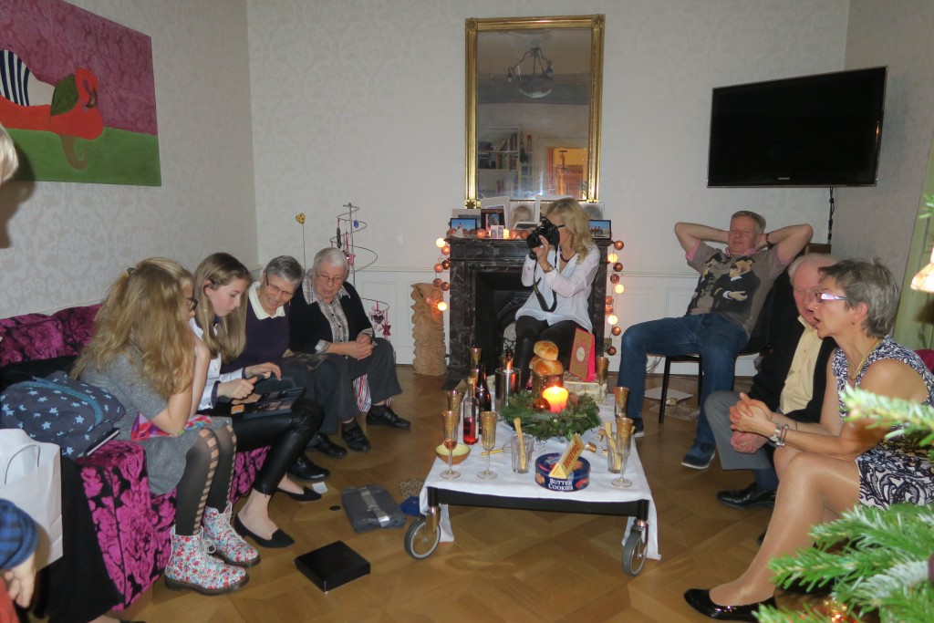 Apéro und Christbaum laufen lassen...