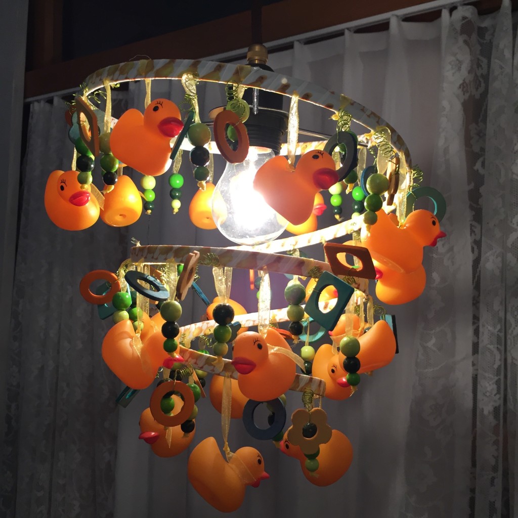 Gummi-Enten-Lampe