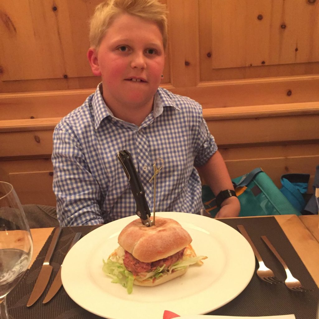 Burger in Morteratsch
