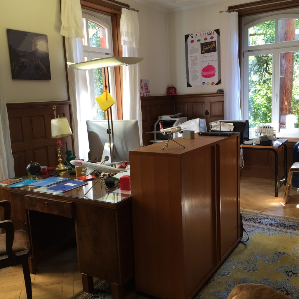 Das Büro von Eric (wird bald wieder anders aussehen) und mir.